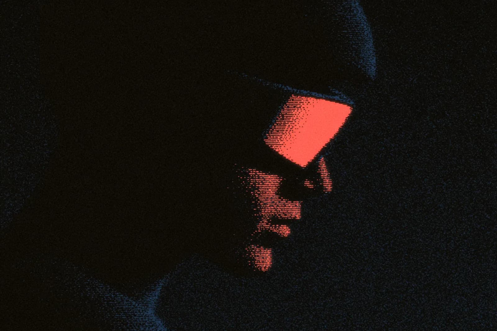 A rider's goggles catching the low winter light